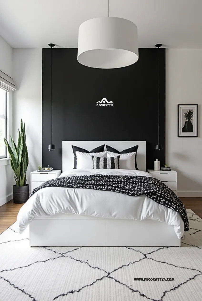Black and White Balance bedroom Black and White Balance bedroom