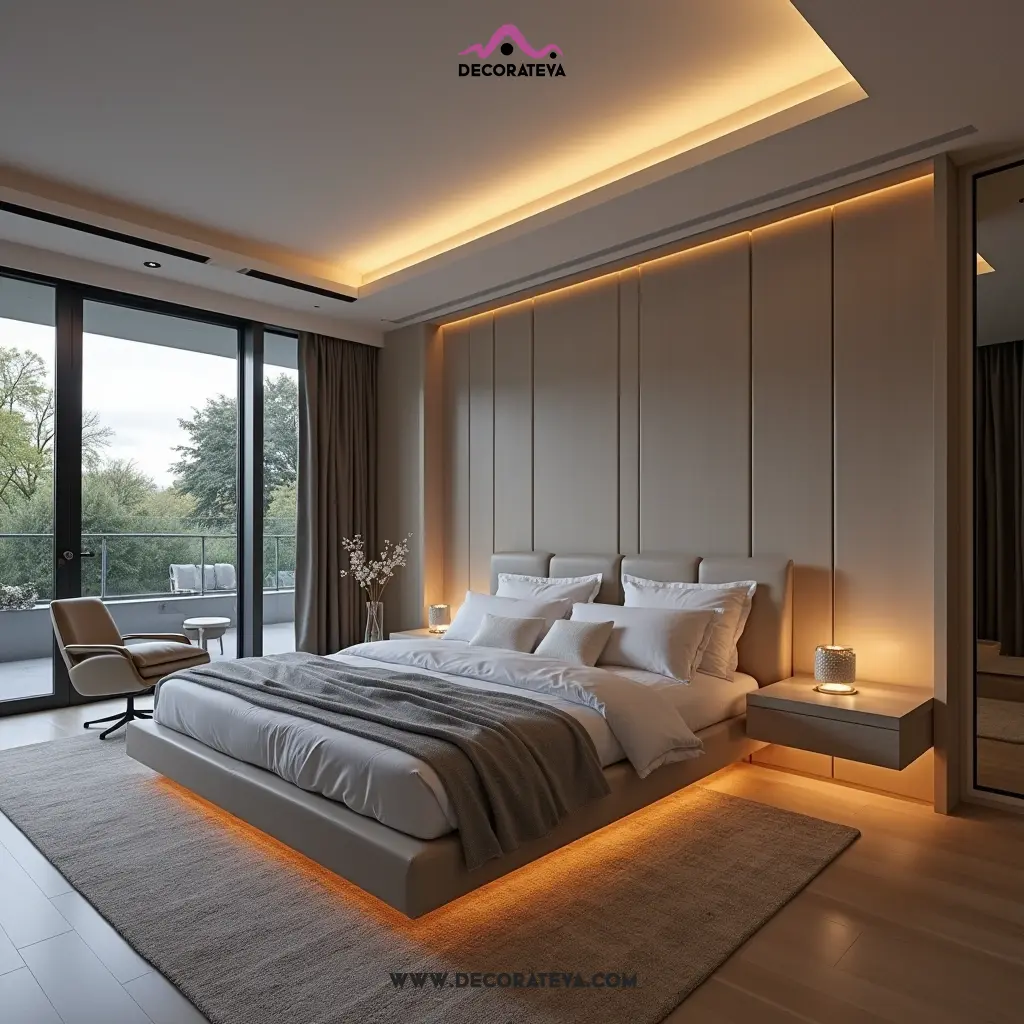 15 Modern Master Bedroom Design Ideas to Transform Your Space Smart Technology for a High-Tech Master Bedroom