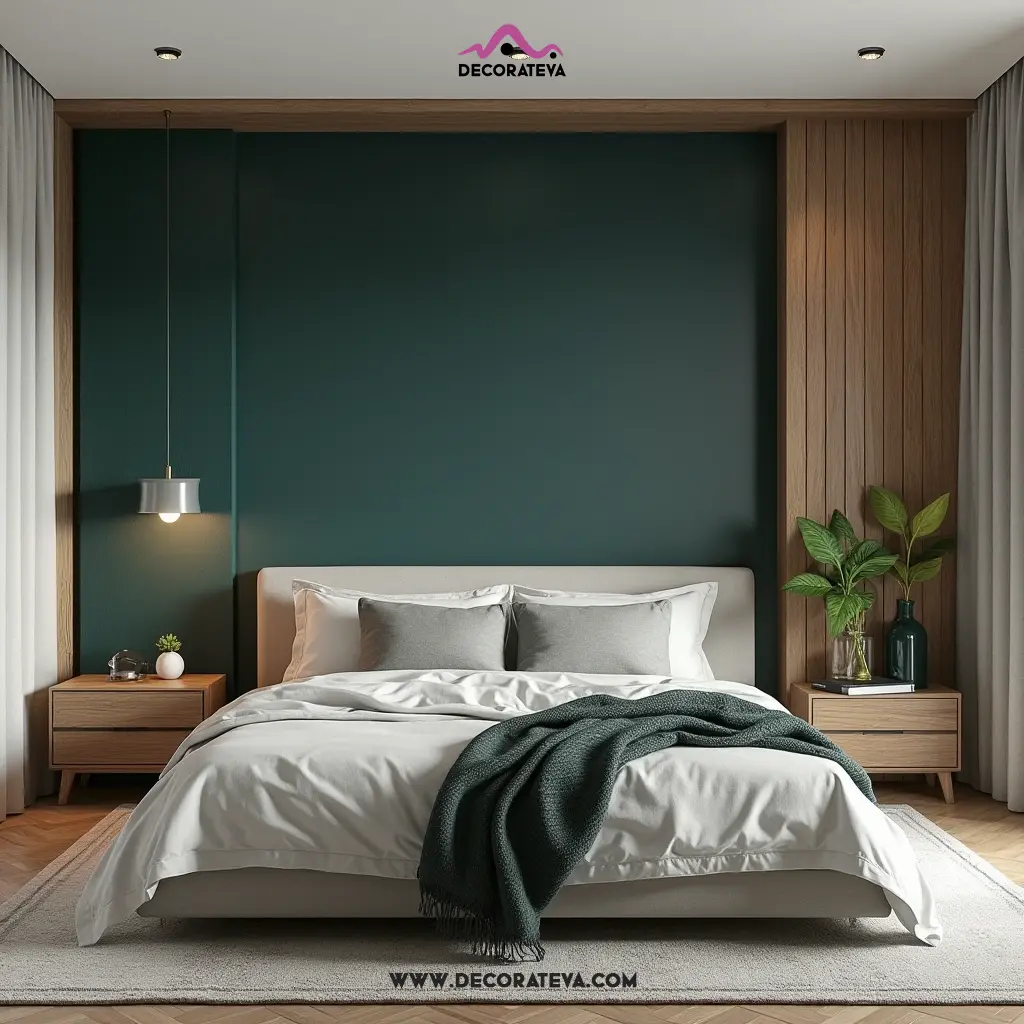15 Modern Master Bedroom Design Ideas to Transform Your Space Accent Walls with Bold Colors or Textures