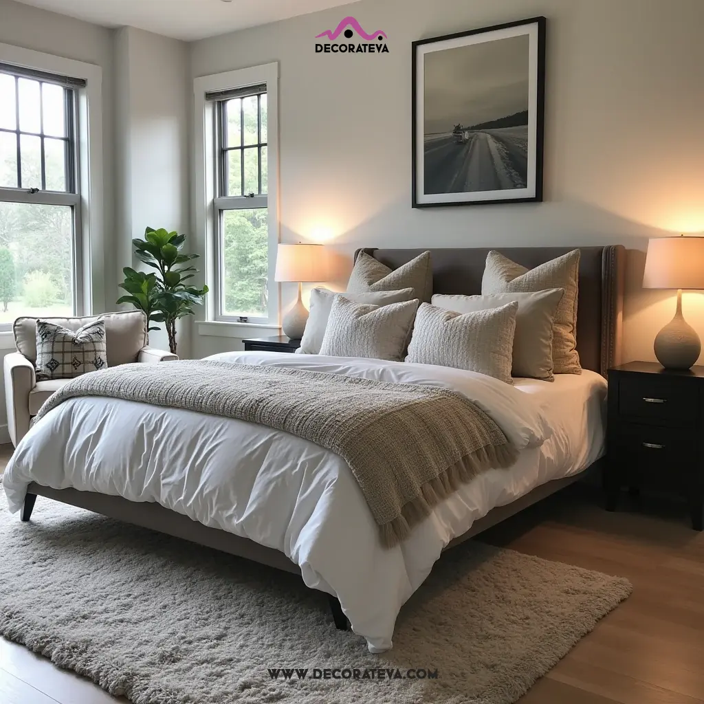 15 Modern Master Bedroom Design Ideas to Transform Your Space Textiles for Warmth and Depth