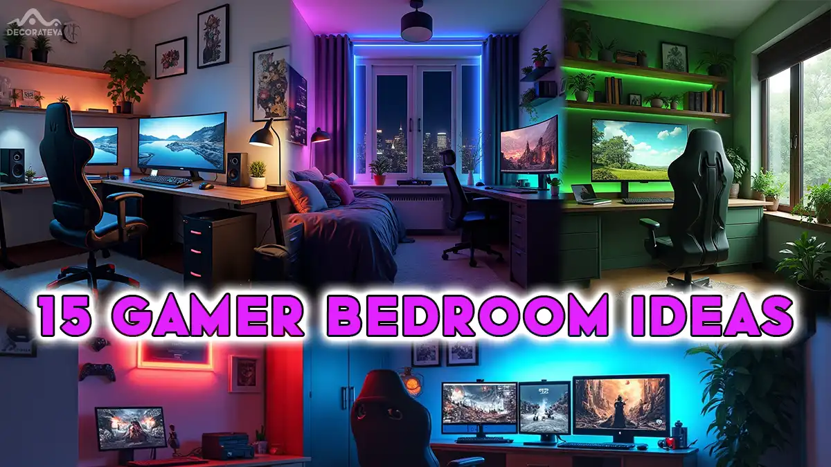 Top 15 Gamer Bedroom Design Ideas That Look Amazing