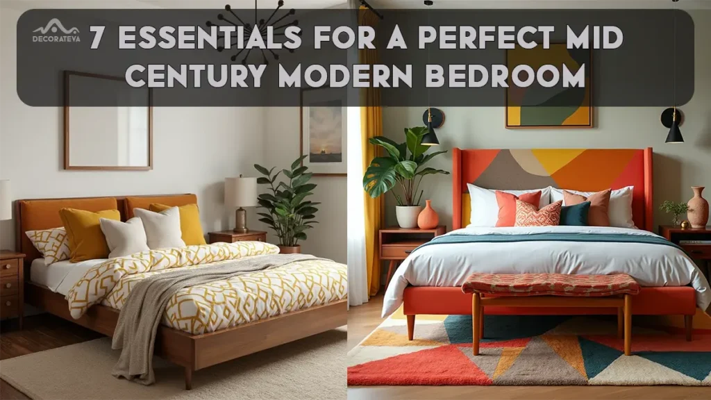 Perfect Mid Century Modern Bedroom