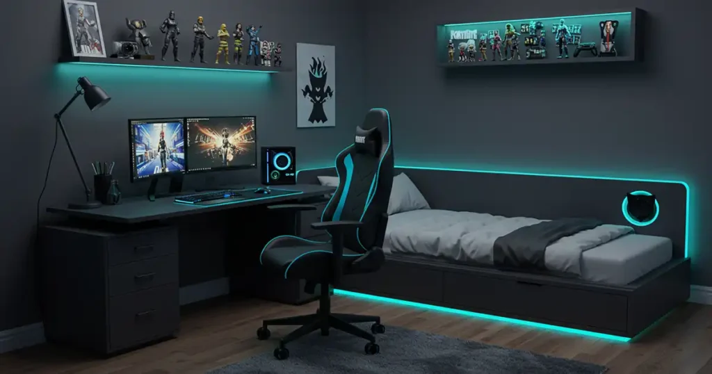 Modern Fortnite Bedroom