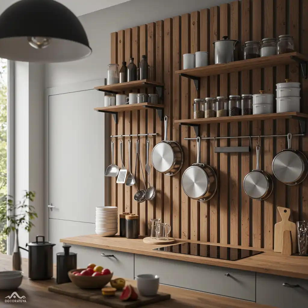 How to Incorporate Slat Wall Design in Your Kitchen? Slat Wall Design