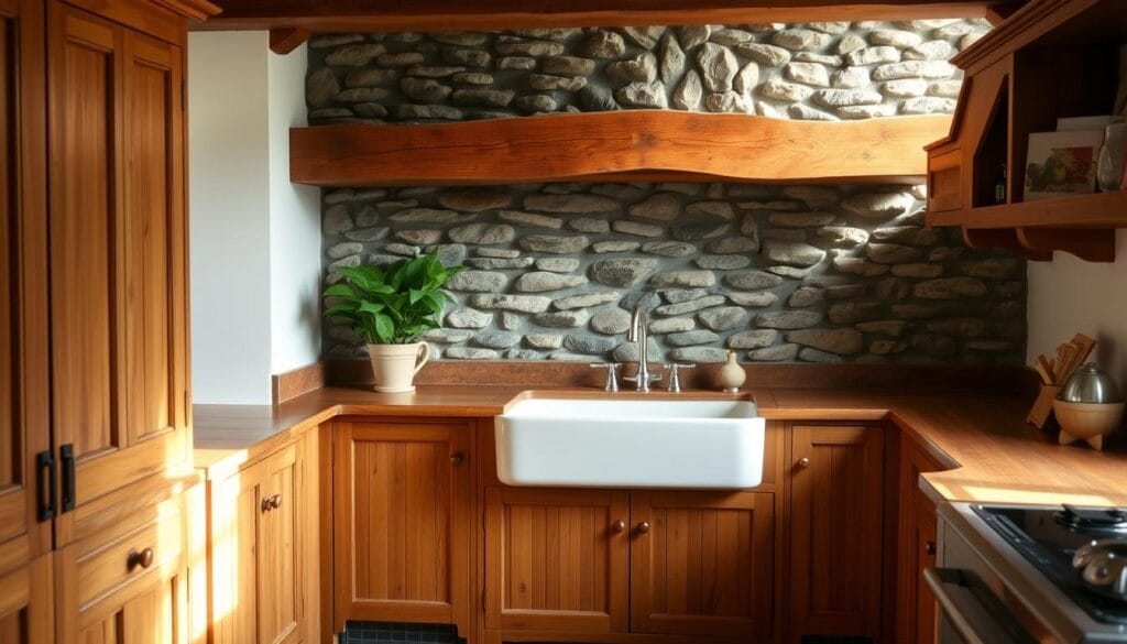 traditional Irish kitchen with farmhouse sink traditional Irish kitchen with farmhouse sink