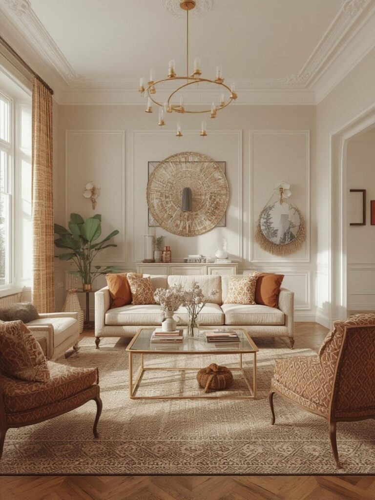 Boho living room ideas - interior decor