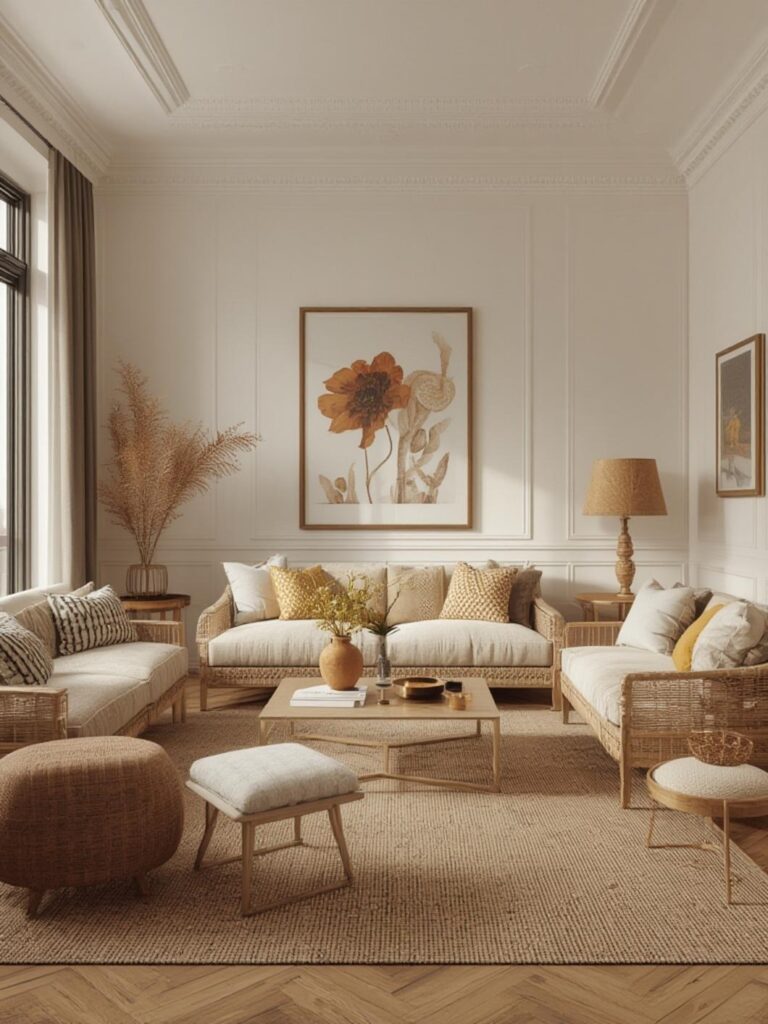 Small boho living room ideas - interior decor