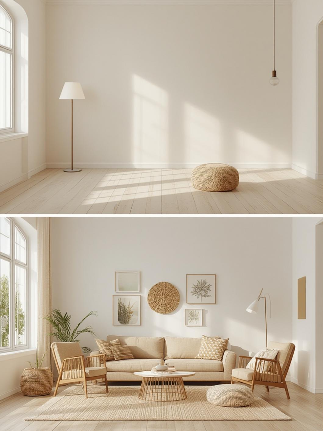 Step-by-step decor installation