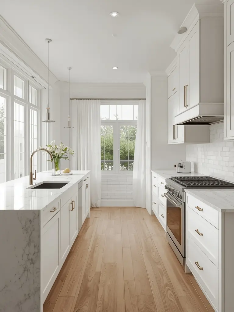 10 Kitchen Color Ideas for Modern Homes That Transform Your Space 5. Crisp White Canvas: Light and Airy