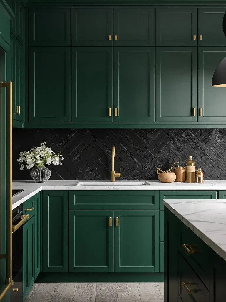 Top 10 kitchen design trends for 2026 5. Dark & Bold Palettes
