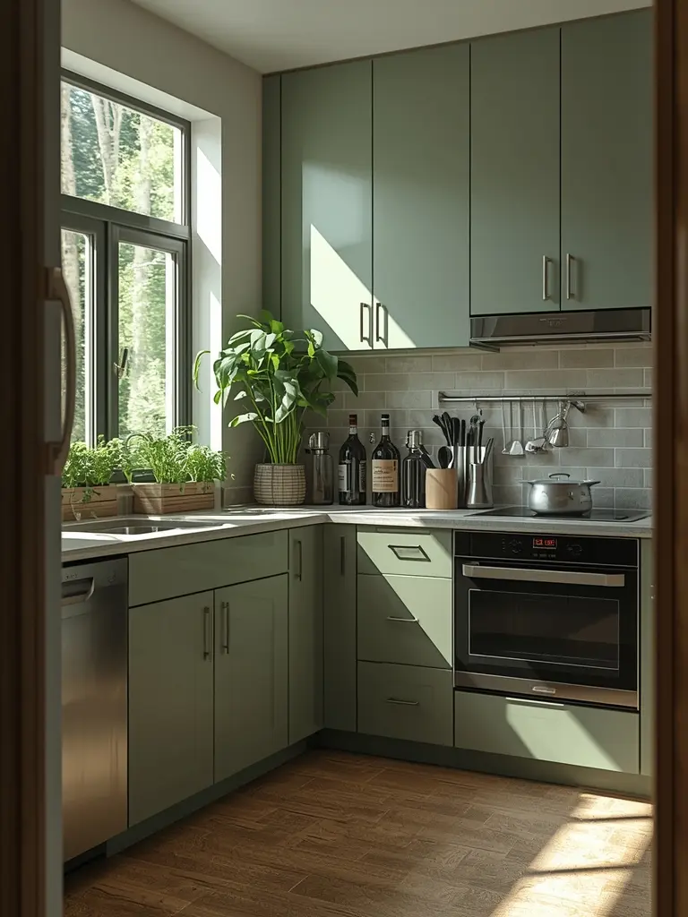 10 Modern Kitchen Interior Design Ideas for Homes Sustainable Green Kitchen