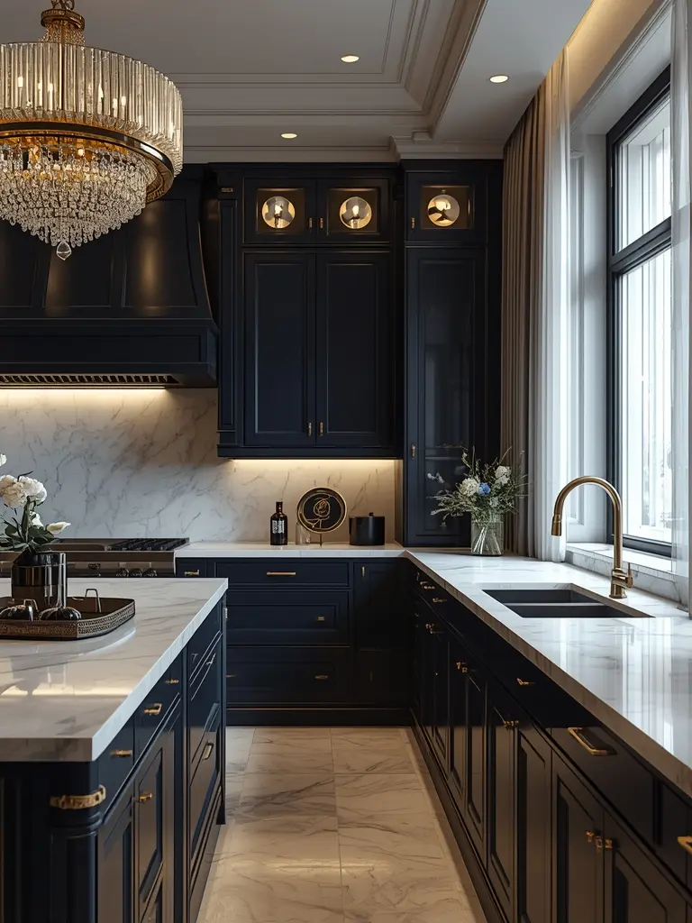 10 Modern Kitchen Interior Design Ideas for Homes Luxe Marble & Brass