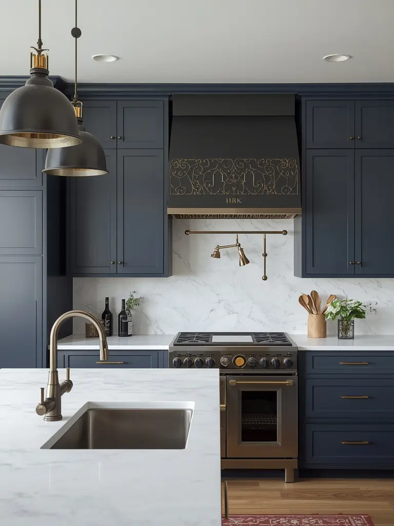 10 Luxury Kitchen Interior Decor Trends That Define Modern Opulence 4. Mixed-Metal Symphony