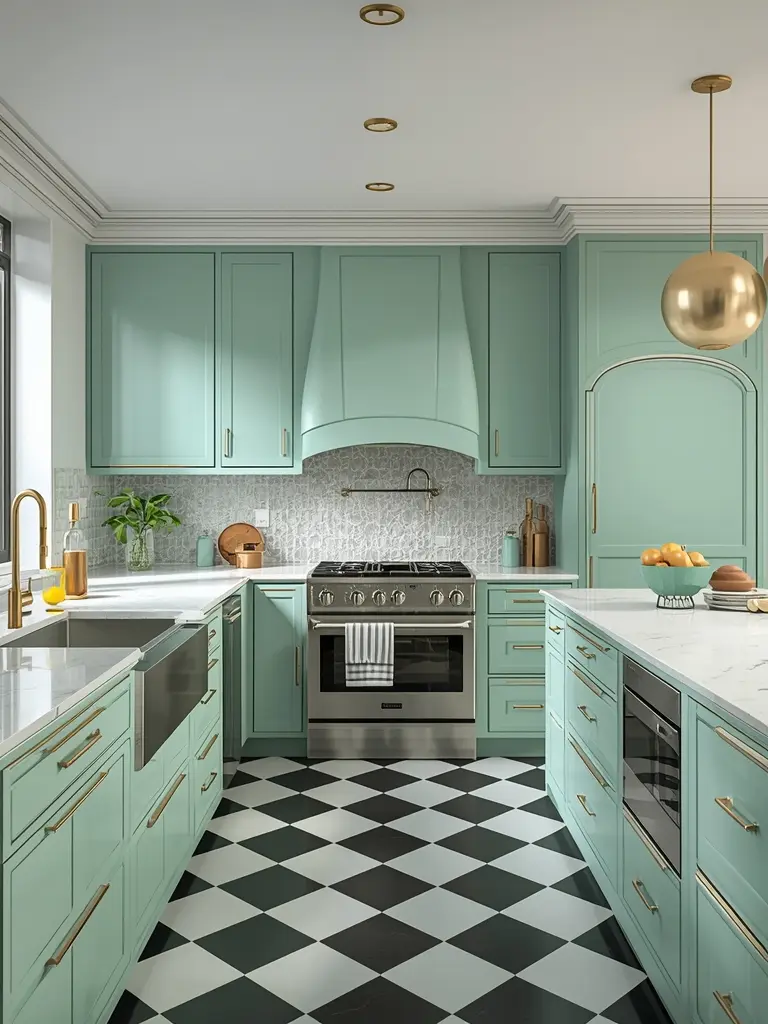 Top 10 kitchen design trends for 2026 10. Retro-Futurism