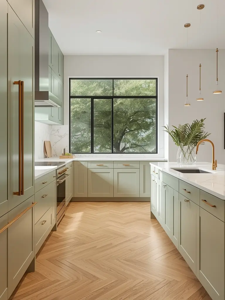 10 Kitchen Color Ideas for Modern Homes That Transform Your Space 3. Sage Serenity: Calm and Fresh