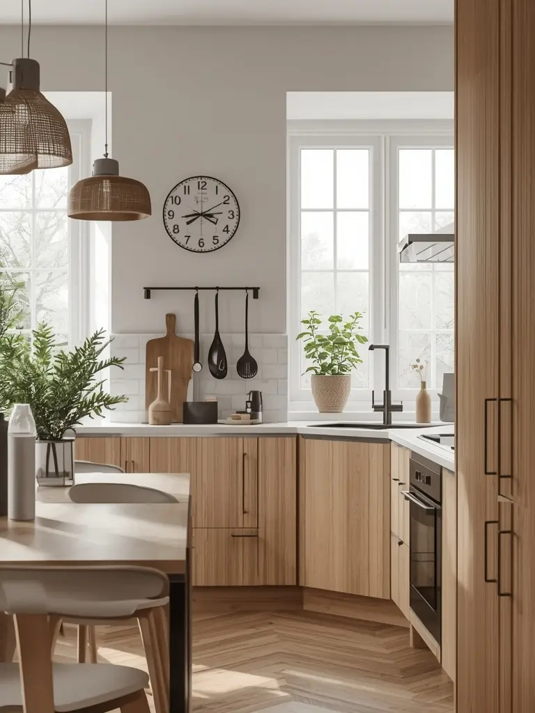 10 Modern Kitchen Interior Design Ideas for Homes Warm Scandinavian Simplicity