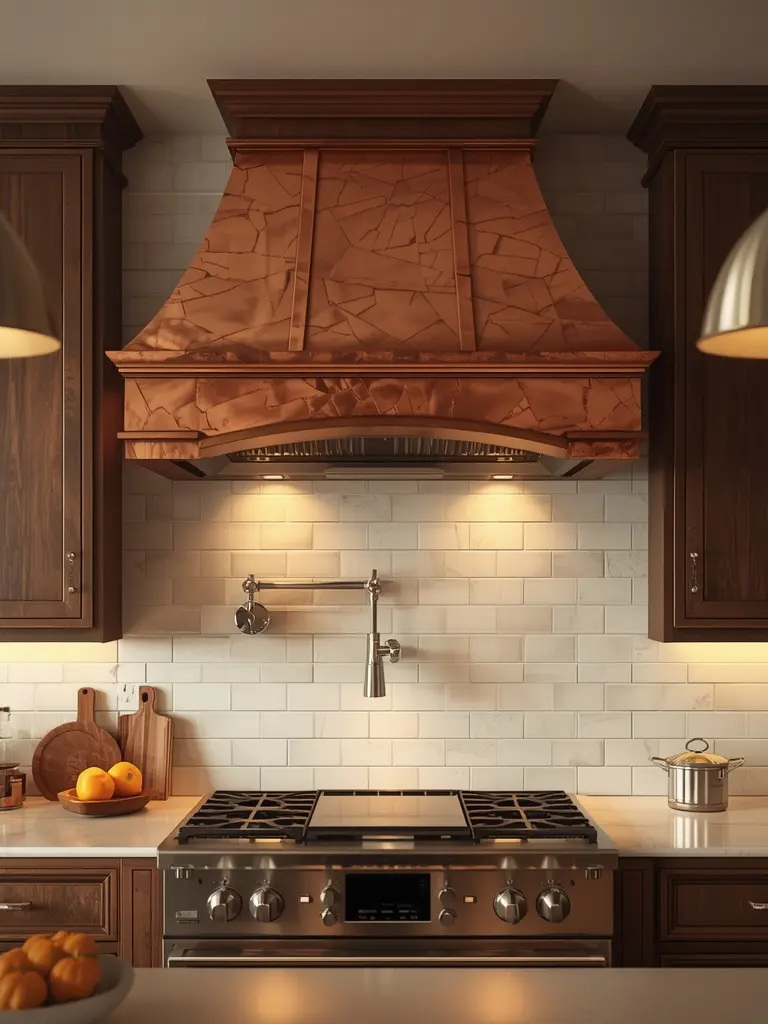 10 Timeless Kitchen Interior Design Trends That Never Go Out of Style 4. Statement Range Hoods: The Architectural Focal Point
