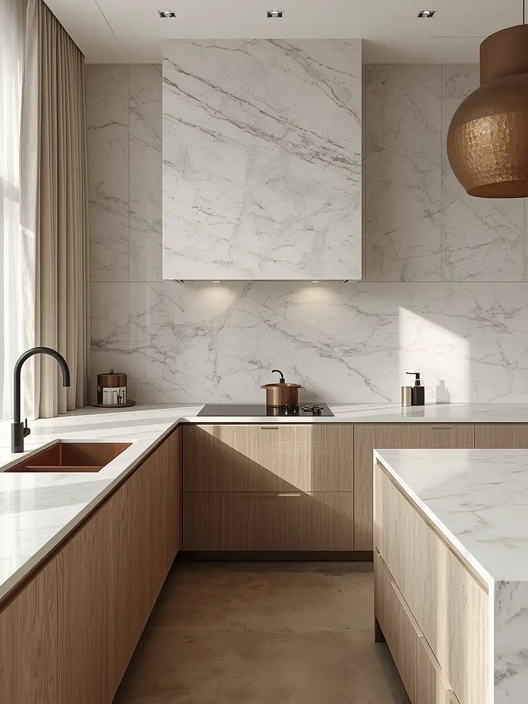 10 Luxury Kitchen Interior Decor Trends That Define Modern Opulence 9. Tactile Textural Layers