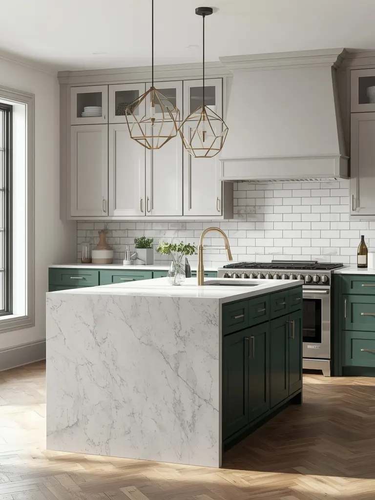 10 Modern Kitchen Interior Design Ideas for Homes Two-Tone Cabinetry