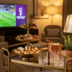 FIFA World Cup 2026 playing on the TV